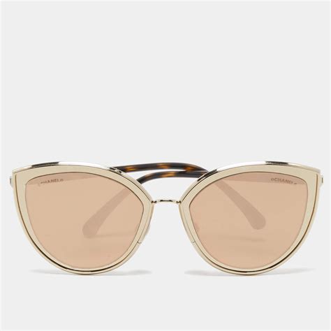 mirrored sunglasses chanel